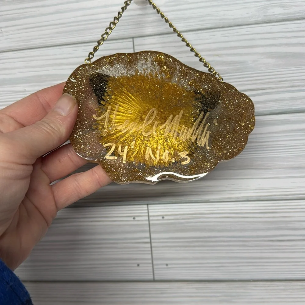 Gold Glitter Butterfly Wall Hanging- no. 3